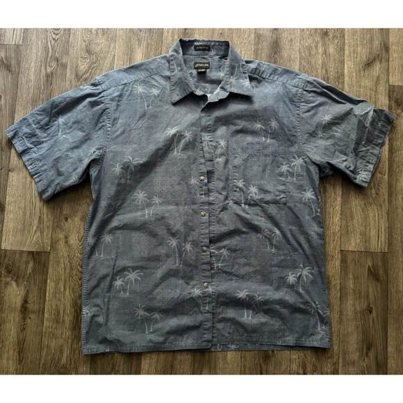 St. john's Bay Tropical Button up Shirt Mens Xl - Picture 1 of 6